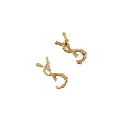 2024 Stud Designer Earring Love Earrings For Woman Brand Simple Letters Y Gold 925 Silver Diamond Ring Lady Earrings Jewellery Ear Stud Mother TeacherDay Earings