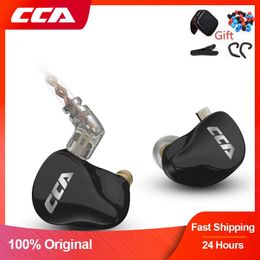 Headphones CCA CA16 In Ear Monitors Earphones 7BA+1DD Hybrid Drivers Wired Earphones HIFI Stereo IEM Headset Bass Headse for CCA C16 C12 KZ