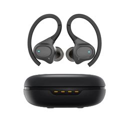 Headphones Sports bluetooth headphones with Mic Noise Cancel Bluetooth 5.1 Wireless earphones HiFi Stereo Running Ear Hooks Wireless Earbud