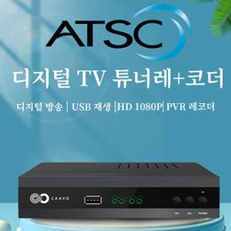 UBISHENG ATSC Converter Box with Recording, Media Player, Built-in Digital Clock,Free Digital TV Decoder, QAM Tuner, HDMI, USB