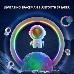 Speakers UTHAI Y598 Maglev Astronaut Spaceman Bluetooth Speaker Cool RGB Remote Control Computer Audio Subwoofer Ornament Birthday Gift