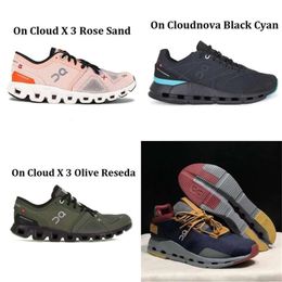 2024 on shoes ON X running shoes ivory frame rose sand Eclipse Turmeric Frost Surf Acai Purple Yellow workout and cross low men women sport sneakers trainer