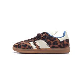 shoes Leopard print designer sammbaity wales bonner Vintage Trainer Sneakers ventilate antiskid Fashionable 00s Men Women Casual co-branded shoes