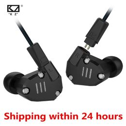 Headphones KZ ZS6 2DD+2BA In Ear Earphone Hybrid HIFI Monito Running Sport DJ Earphone Earplug Headset Earbud ZS5 ZS10 ES3 ED12 ED4 AS10