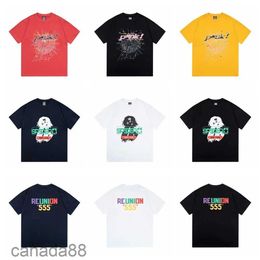 Sp5der Young Thug 555555 Mens t Shirts Designer Shirt European and American Sizes Men Tees Summer Casual Round Neck Short Sleeve 5UTE 5UTE