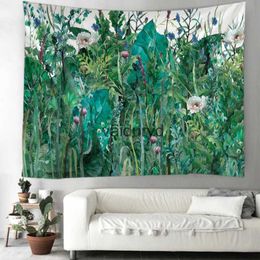 Tapestries Tropical plant wall hanging tapestry aesthetics room decoration beach sheets yoga mat blanket tableclothvaiduryd