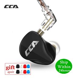 Headphones CCA CA16 7BA+1DD Hybrid Drivers In Ear Earphone HIFI Monitoring Headset with 2PIN Cable C12 C16 A10 ZSX AS16 ZS10 PRO VX V90