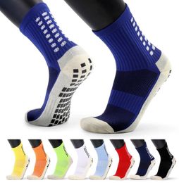 Anti Slip Football Socks Athletic Long Socks Absorbent Sports Grip Socks For Basketball Soccer Volleyball Running DHL6410388