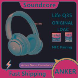 Headphones Original Soundcore Life Q35 Wireless Headset Active Noise Cancellation Bluetooth Headphone ANC Long Playtime LDAC HiRes Earphone