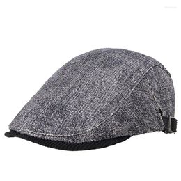 Berets 2024 Spring Autumn And Winter Dad Casual Ivy Hat Male Spaper Cap Man Painter Hats Ladies Fashion Beret 55-59cm
