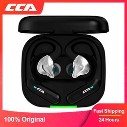 Headphones CCA BTX Wireless Earphones Ear Hook Module BluetoothCompatible 5.2 Headset HiFi Sport Game True Wireless Bluetooth Headphones