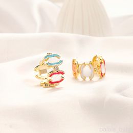 Luxury Earring Gold Silver Stud Earrings Designer Jewellery Women Earrings Classic Style Wedding Gift