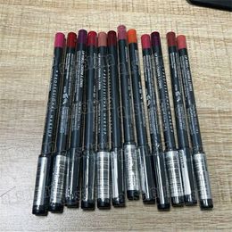 Slim Lip Pencil Liner 12 Colours Lip Pencils Easy to Wear and Long Lasting Lipliner 1.04g