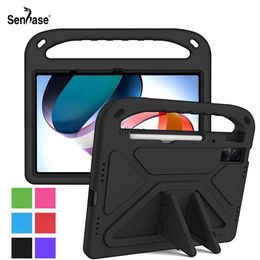 Tablet PC Cases Bags EVA Portable Shockproof Kids Safe Handle Stand Tablet Cover For Pad 10.61 inch Case YQ240118