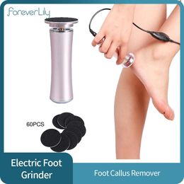 Files Electric Foot Callus Remover Foot Grinder Dead Skin Removal Pedicure Feet Care File Clean with 60pc Replacement Sandpaper Discs