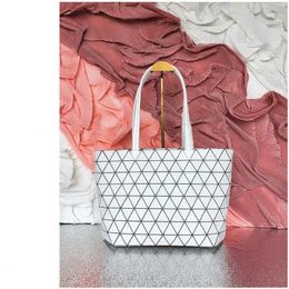 New Long Handle Crystal Tote Bag Matte Frosted Geometric Large Capacity Single Shoulder women bags Handbag Computer
