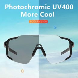 Eyewear Sweet Protection Photochromic Cycling Glasses Myopia Men and Women Outdoor Sports Windproof Color Changing Bicycle Accessories