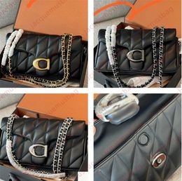 Women Quilted Tabby 25 bag coa Tabbys bags high quality c-shaped Silver black gold handbag underarm wallet ladies Shoulder crossbody tote caviar Satchels dhgate