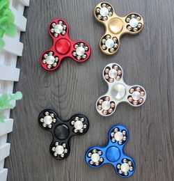 5 Colors 18 Steel Ball Hand Spinner Fingertip Finger Gyro Alloy Cube For Autism ADHD Rotation Long Spin Time Anti Stress Toys8769938