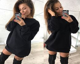 Kadınlar Elbise Hoodies Sweatshirts Giysileri Uzun Kollu Gevşek Gevşek Harajuku Kış Tasarımcısı Hoodie Sakiller Kadın Giysileri2130654