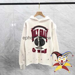 Men's Hoodies Sweatshirts Women's Two Piece Pants Washed Apricot Hoodie Men Women Top Quality Red Graffiti Pullover Hoodedephemeralew