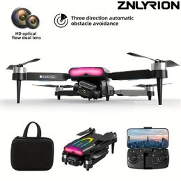 New F199 Quadcopter UAV Drone With One-Key Takeoff, Intelligent Obstacle Avoidance, Smart Follow, Optical Flow Positioning, Dual HD Cameras,Gravity Sensing.