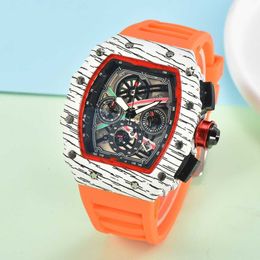 New fashion Personality Miller Sports Men's Watch Wine Barrel Six Needle Full Function Quartz Hand