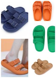 2024 Outdoor sliding slippers slider Paris slippers Women's blue pink beach shoes Men's women's beach casual sandals