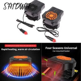 Car Heater Air Cooler Fan Demister Defroster 12V/24V Heating Defrosting Tool Easily Installation Personal Car Elements