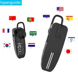 Headphones Peiko Google Translate Aids Headset Wireless Business Earphone Bluetooth AI Translator Background Translation 50+ Languages