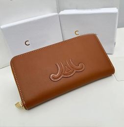 Highs quality women of Zippy coin purses with Original box dust bag Fashion designer Leather wallets luxury Men Card Holder purse