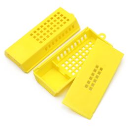 Wholesale Beekeeping Queen Cage Yellow Colour Queen Bee Mailing Cage Storage Cages Beekeeping Tools Queen Cage