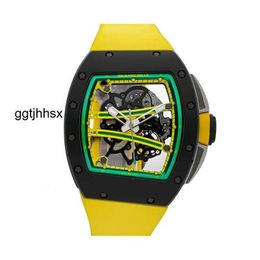 RM Wrist Watch Richardmillle Wristwatch RM61-01 RM61-01 Yohan Blake Manuell Keramik Herren Armbanduhr CA-TZP