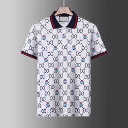 Designer POLO Men's T-shirts Fashion Embroidered Designers Tshirt V Neck Cotton High Street Men T Shirt Casual Couple Clothes Asian Size M-3XL