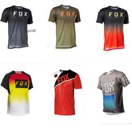 T-shirts Foxx Xamo Speed Deceleration Summer Bicycle Cycling Suit and Women's Short Sleeve Top T-shirt Mountain Bike Off Road Motorcycle