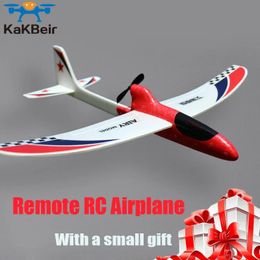 KaKBeir DIY Glider Foam RC Drone Capacitor Hand Throwing Electric Plane Resistance to falling Toys for Children Birthday Gift 240117