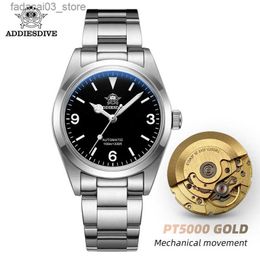 Other Watches ADDIESDIVE Men Automatic Mechanical es Stainless Steel Bubble Mirror Pot Cover Glass Metres Waterproof Relgio Mecanico Q240118