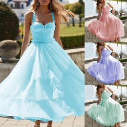 Women Socks Sexy Mesh Wedding Bridesmaid Dresses Sling Evening Dress With Cotton Breasted