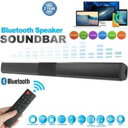 Soundbar 20W Bluetooth Soundbar Wired and Wireles Speaker Stereo Speakers Hifi Home Theater TV Sound Bar Subwoofer Column for Smart Phone