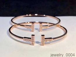 Luxury designer bracelet classic diamond Jewellery 18K rose gold bangle for women men brithday gift UUJP