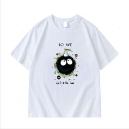 Fashion casual men's Loes classic Designer luxury T-shirt Spring summer classic new Totoro brand men and women's cotton short sleeve printing