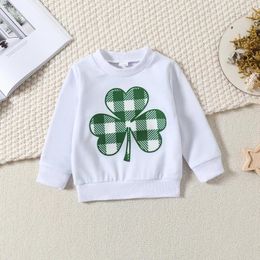 Clothing Sets Toddler Baby Girls Boys St Patrick S Day Outfits Lucky Charm Sweatshirt Pullover Top Green Shamrock Pants Set Cute Irish