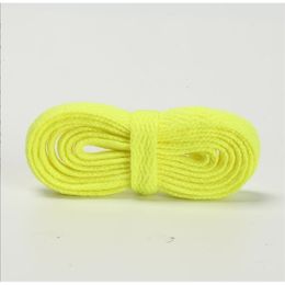 080001 5 Shoelaces 8mm Polyester Singlelayer Flat Color Adapt To Sneakers Canvas Shoes Basketball Shoe 240117