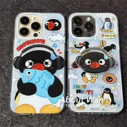 Cell Phone Cases Star Penguin Phone case For samsung galaxy a73 a53 a23 a42 a33 a13 a14 a34 a54 a24 a04 a04E a03 a03S a02S soft J240118