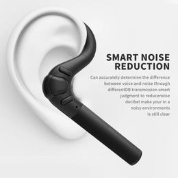 Headphones Bluetooth Headset Noise Cancelling Earbud Wireless Car Earpiece with Mic Workout Business Earphone Sweatproof for Sports Running