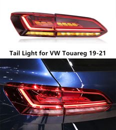 LED Taillight for VW Touareg Turn Signal Tail Light 2019-2021 Rear Brake Running Reverse Lamp Car Accessories