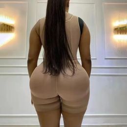High Compression Body Shapewear Women Fajas Colombianas Corrective Girdle Tummy Control Post Liposuction BBL Slimming Waist Belt 240117