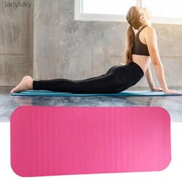 Yoga Mats Yoga Mat NBR Foam Pilates Mat Auxiliary Pad Joints Protection Soft Non-slip Floor Exercise Gym Mat Sports Mat Fitness PadsL240118