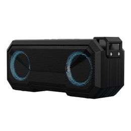 Speakers X8 Wireless Bluetooth Speaker 8W 2 Speakers Ipx7 Waterproof LED light with Power Bank Subwoofer Support TF Card/AUX /U Disk/FM