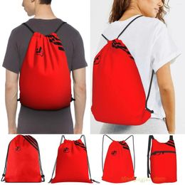 Shopping Bags Unisex Drawstring V Visitor Uniform Women Backpacks Men Outdoor Travel Training Fitness Bag